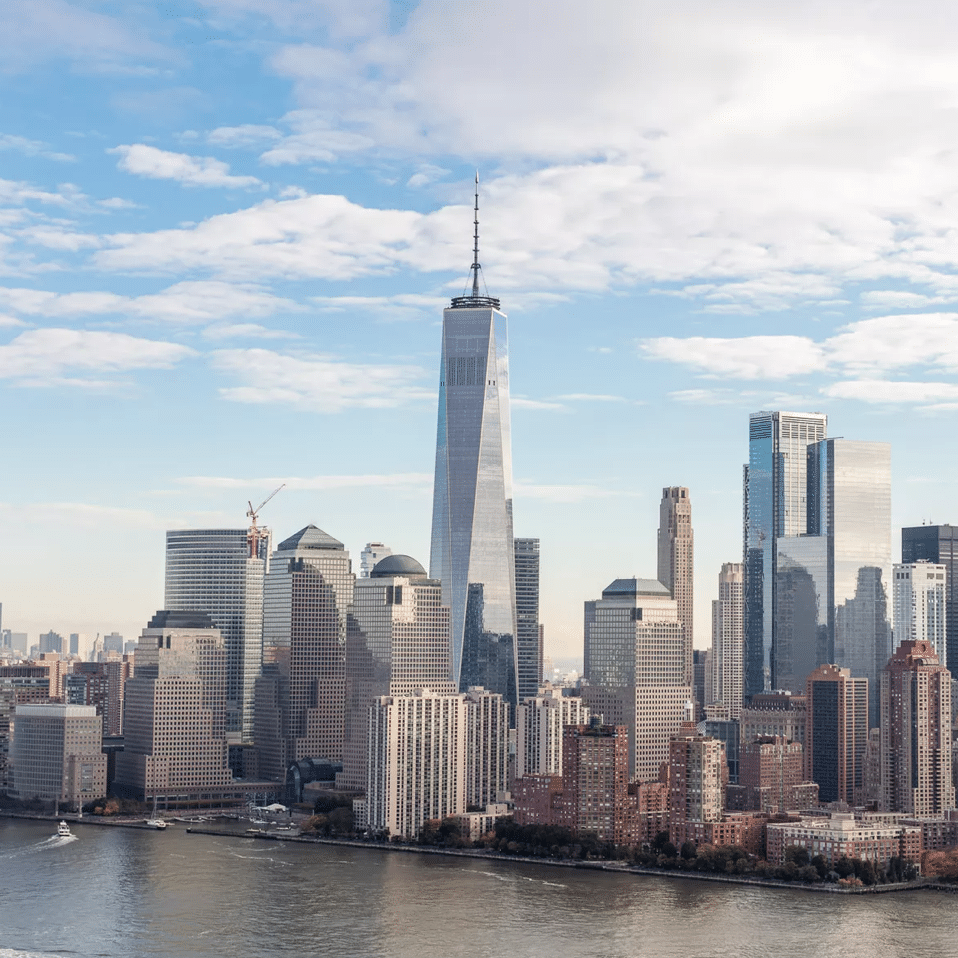 new york downtown skyline
