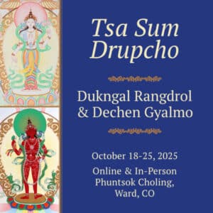 Tsa Sum Drupcho: Dukngal Rangdrol and Dechen Gyalmo