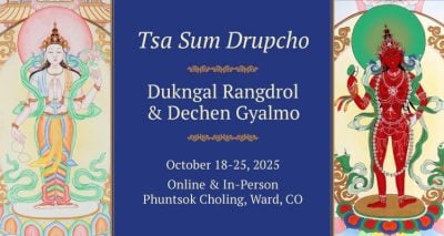 Tsa Sum Drupcho: Dukngal Rangdrol and Dechen Gyalmo